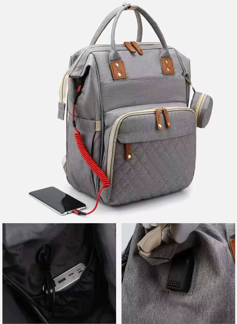 BABYGO™ - MOCHILA PAÑALERA MULTIFUNCIONAL + ENVÍO GRATIS📦